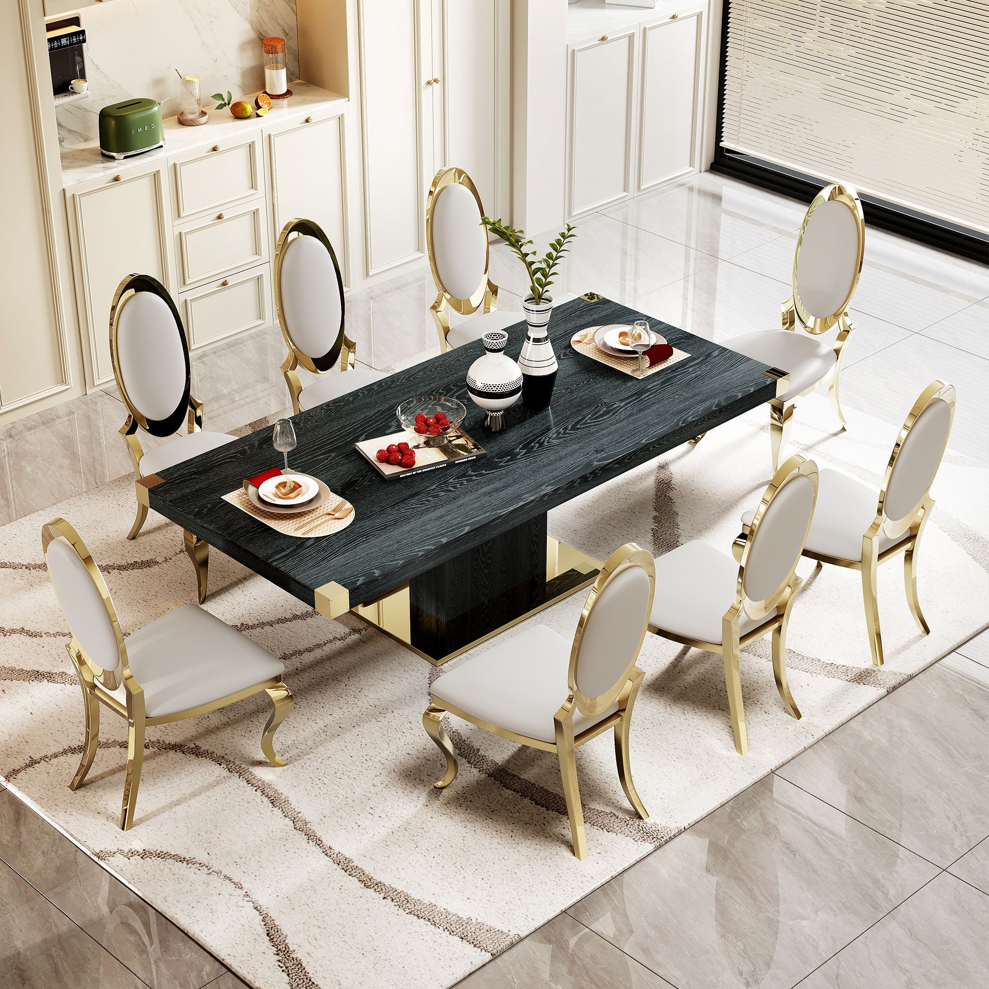Top Dining Table With Finish Corner