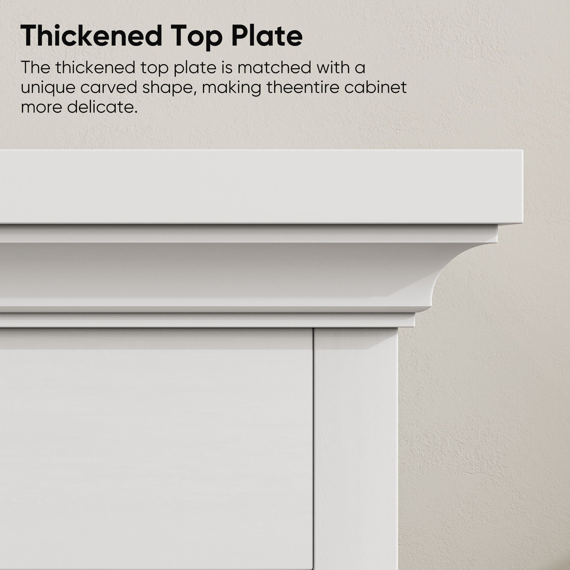 White 2 Door Rattan Storage Cabinet With Adjustable Partition, Medieval Modern Independent Buffet Cabinet, Multifunctional Decorative Cabinet Suitable For Living Room, Kitchen, Bathroom - White