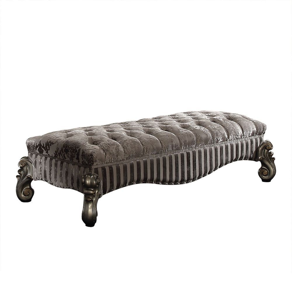 ACME The Versailles Bench presents a hand-crafted piece inspired by the most luxurious designs of the past. | Meri Furniture
