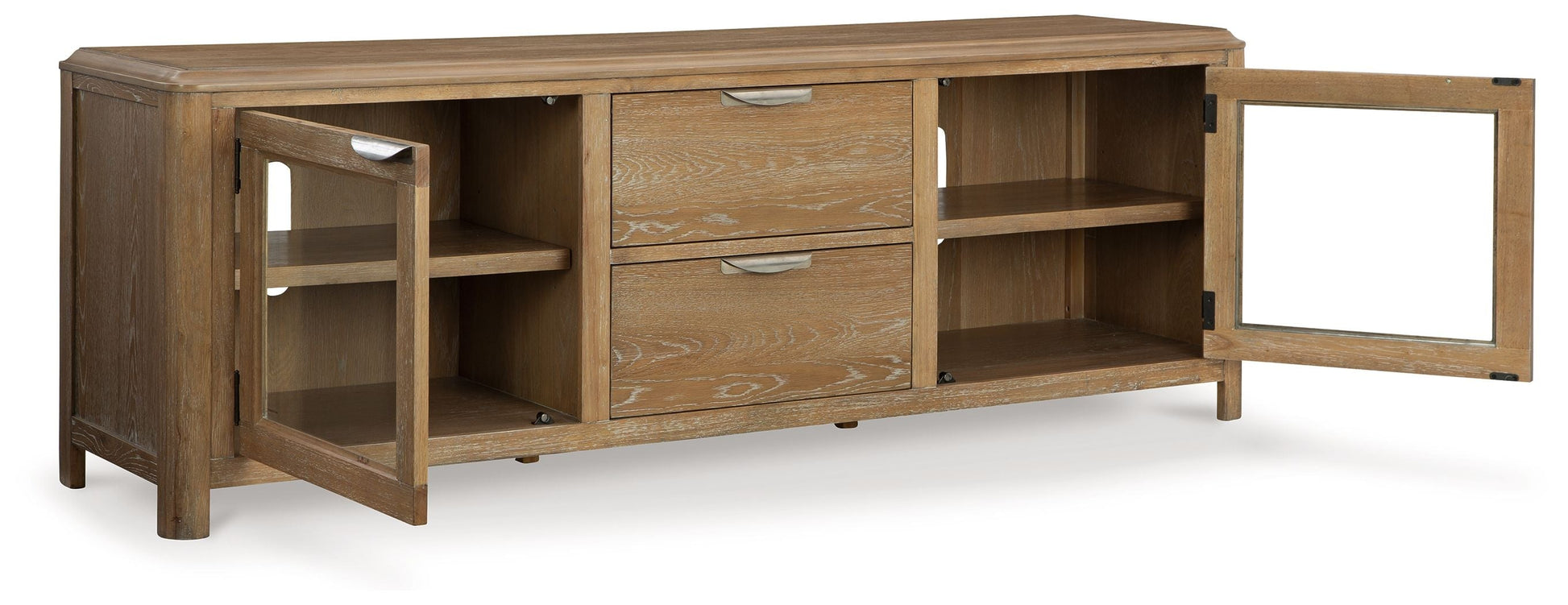 Signature Design by Ashley® Rencott - Light Brown - Extra Large TV Stand | Meri Furniture