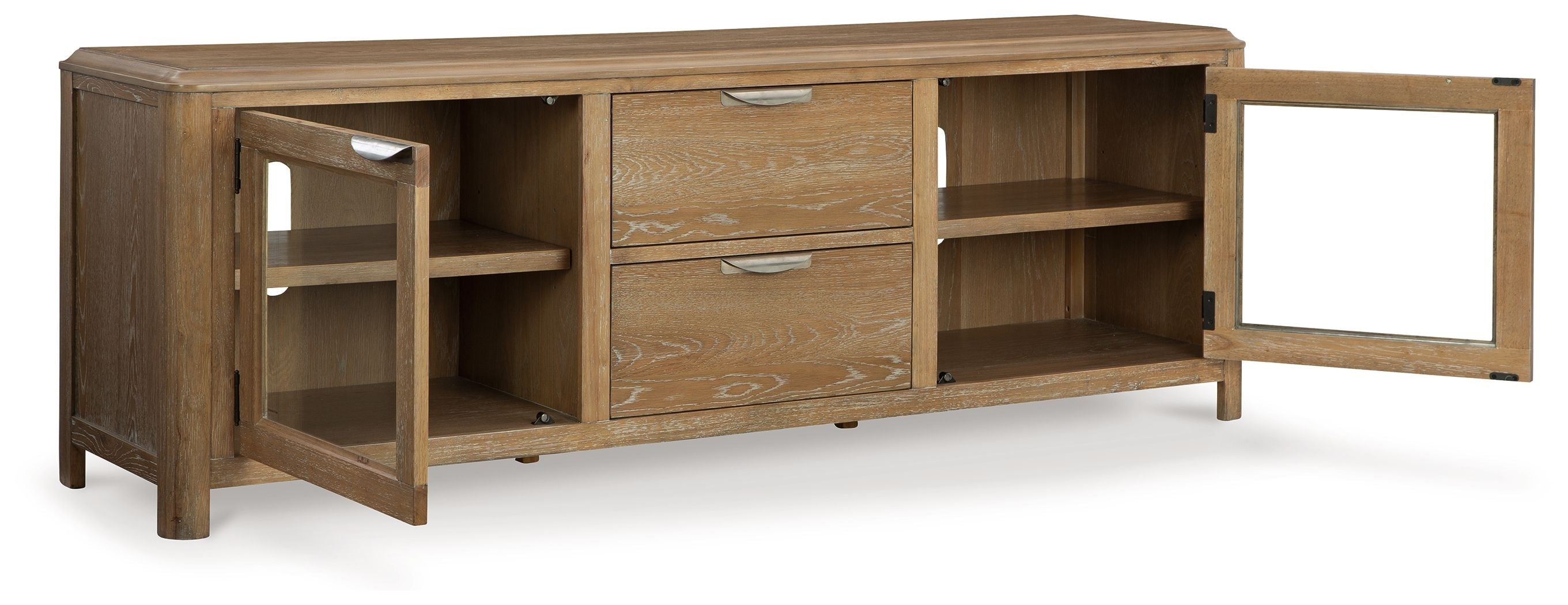 Signature Design by Ashley® Rencott - Light Brown - Extra Large TV Stand | Meri Furniture
