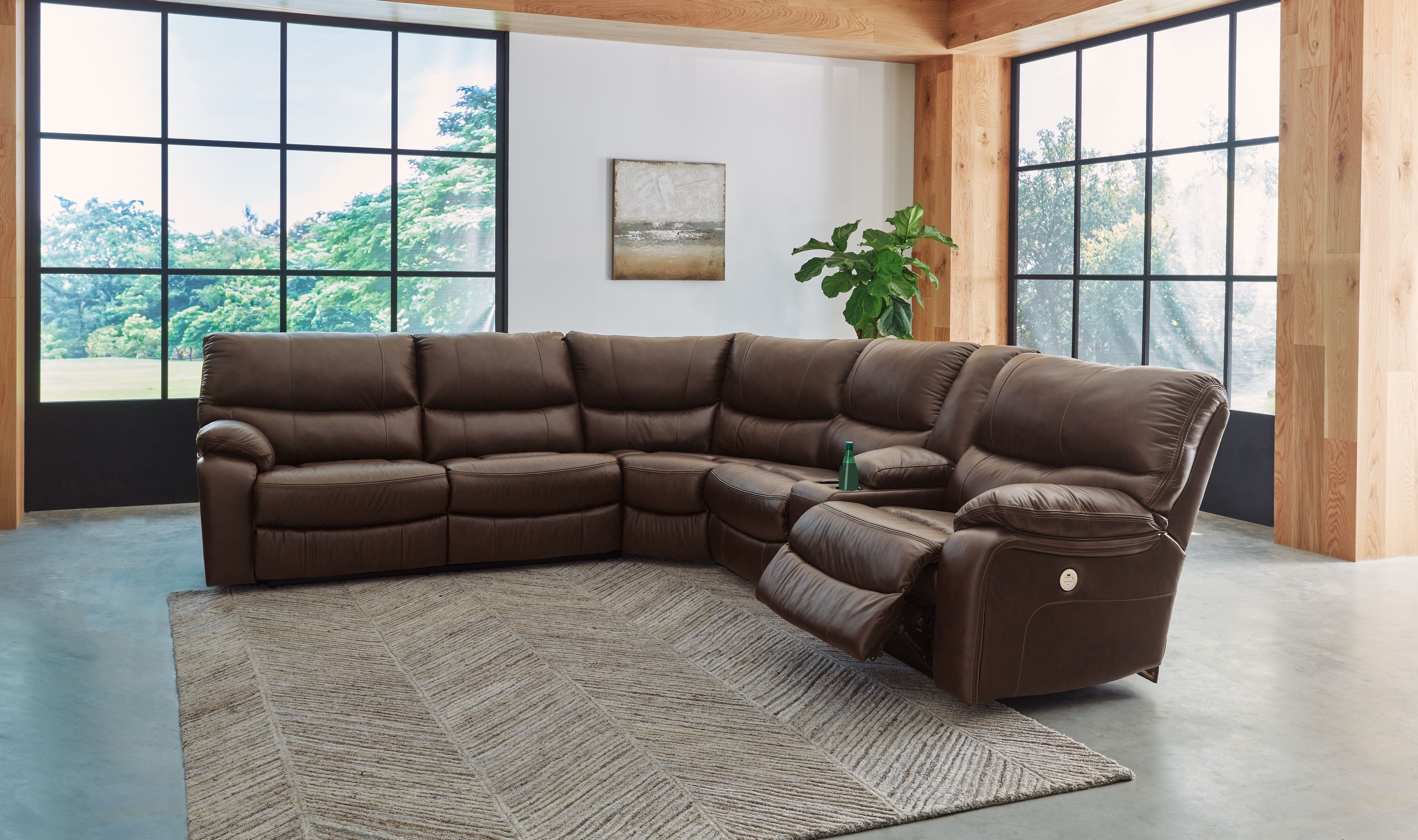 Signature Design by Ashley® Family Circle - Power Reclining Sectional | Meri Furniture