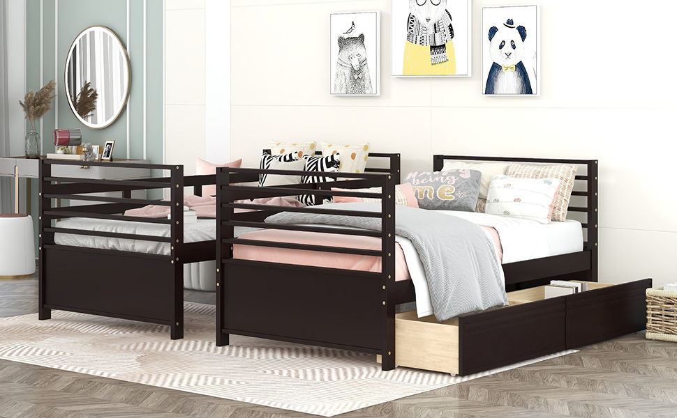 Bunk Bed With 2 Drawers