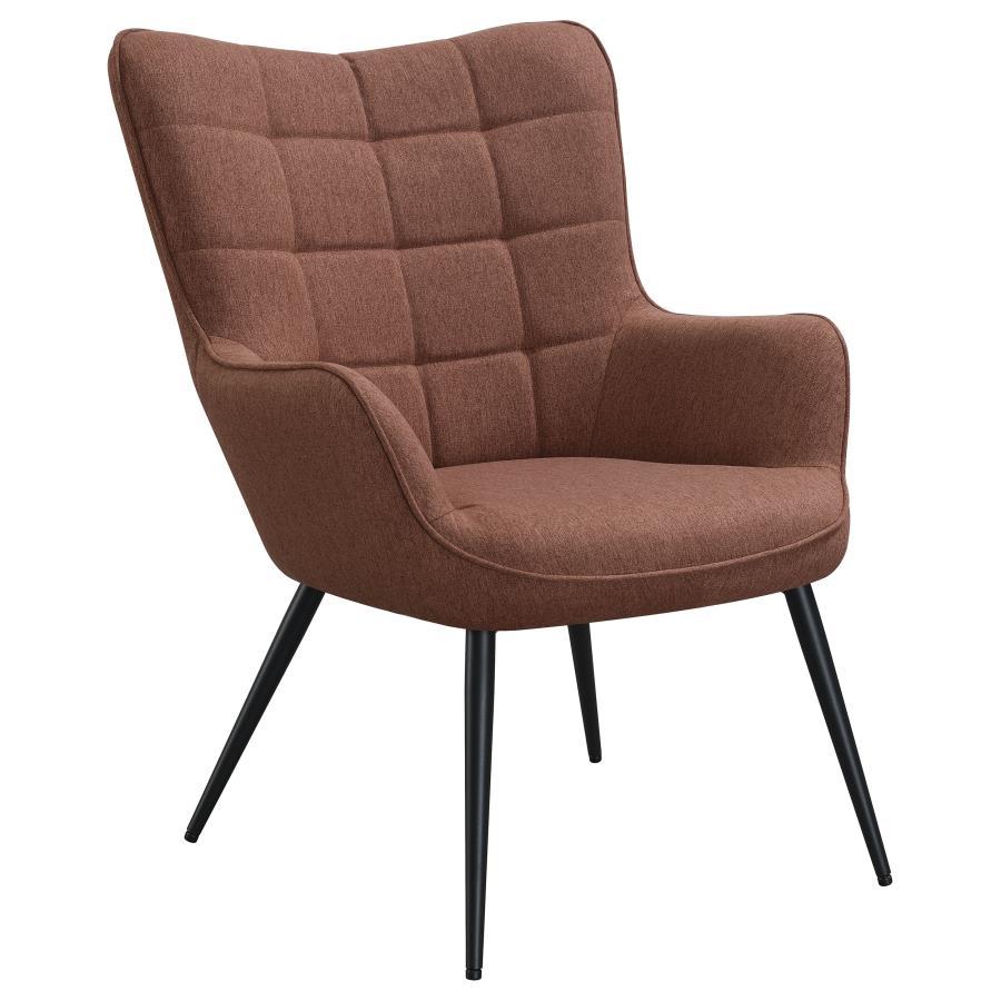 Coaster Fine Furniture Isla - Upholstered Flared Arm Tufted Accent Chair | Meri Furniture