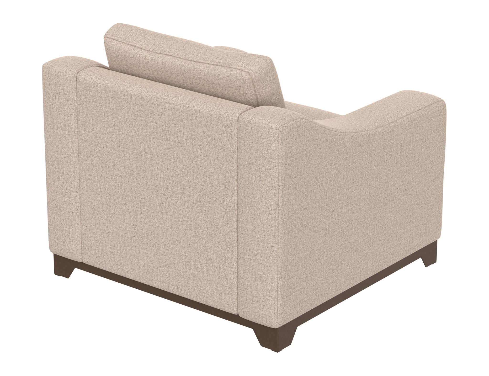 Natural Parota - Armchair - Capuccino Brown