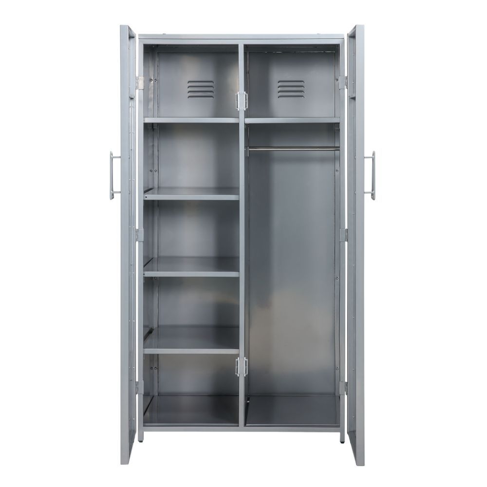 ACME Aeronautic - Wardrobe - Silver | Meri Furniture
