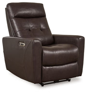 Signature Design by Ashley® Pisgham - Power Recliner With Adj Headrest | Meri Furniture