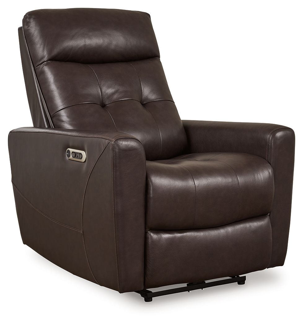 Signature Design by Ashley® Pisgham - Power Recliner With Adj Headrest | Meri Furniture