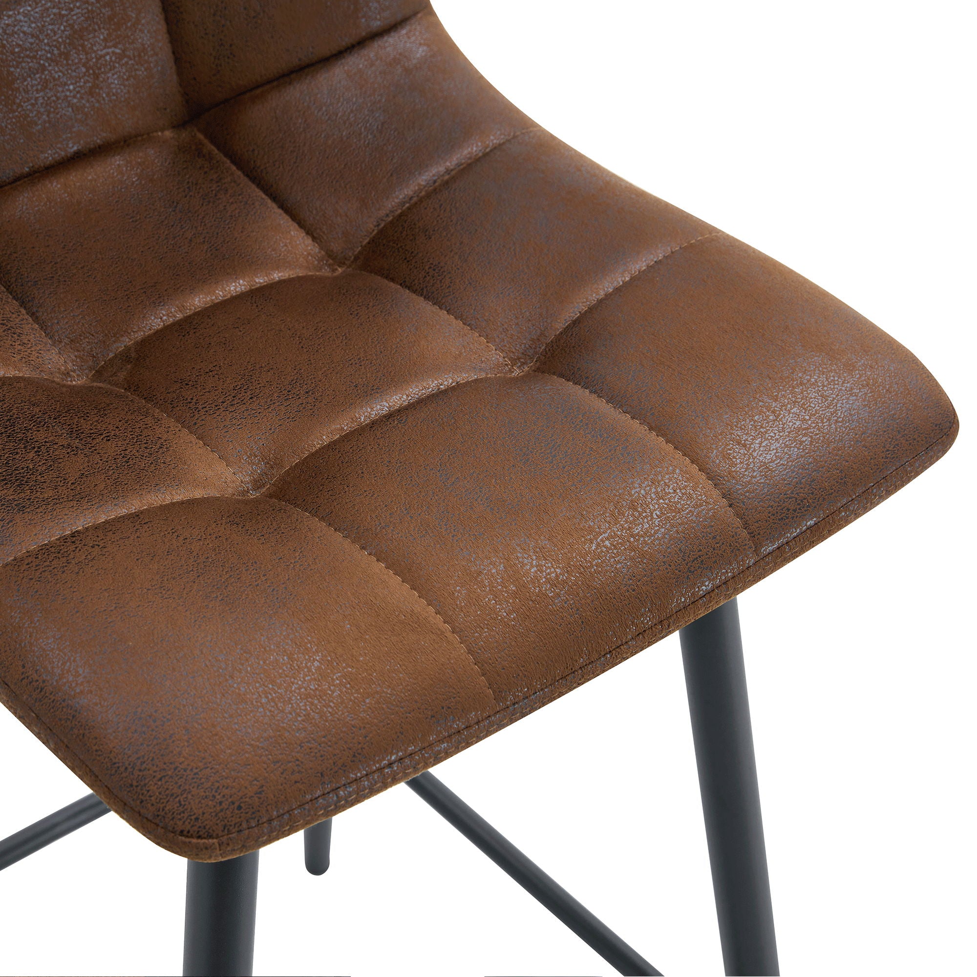 Bar Chair Set Comfortable With Metal Legs And Ergonomic Design