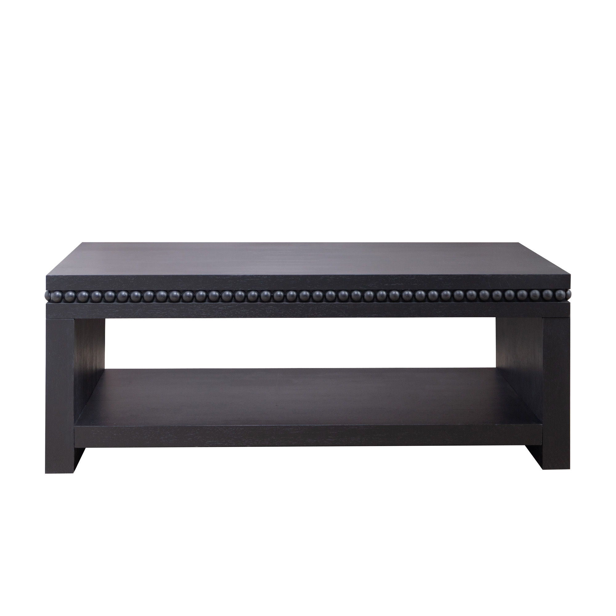 Modern Coffee Table With Beaded Trim