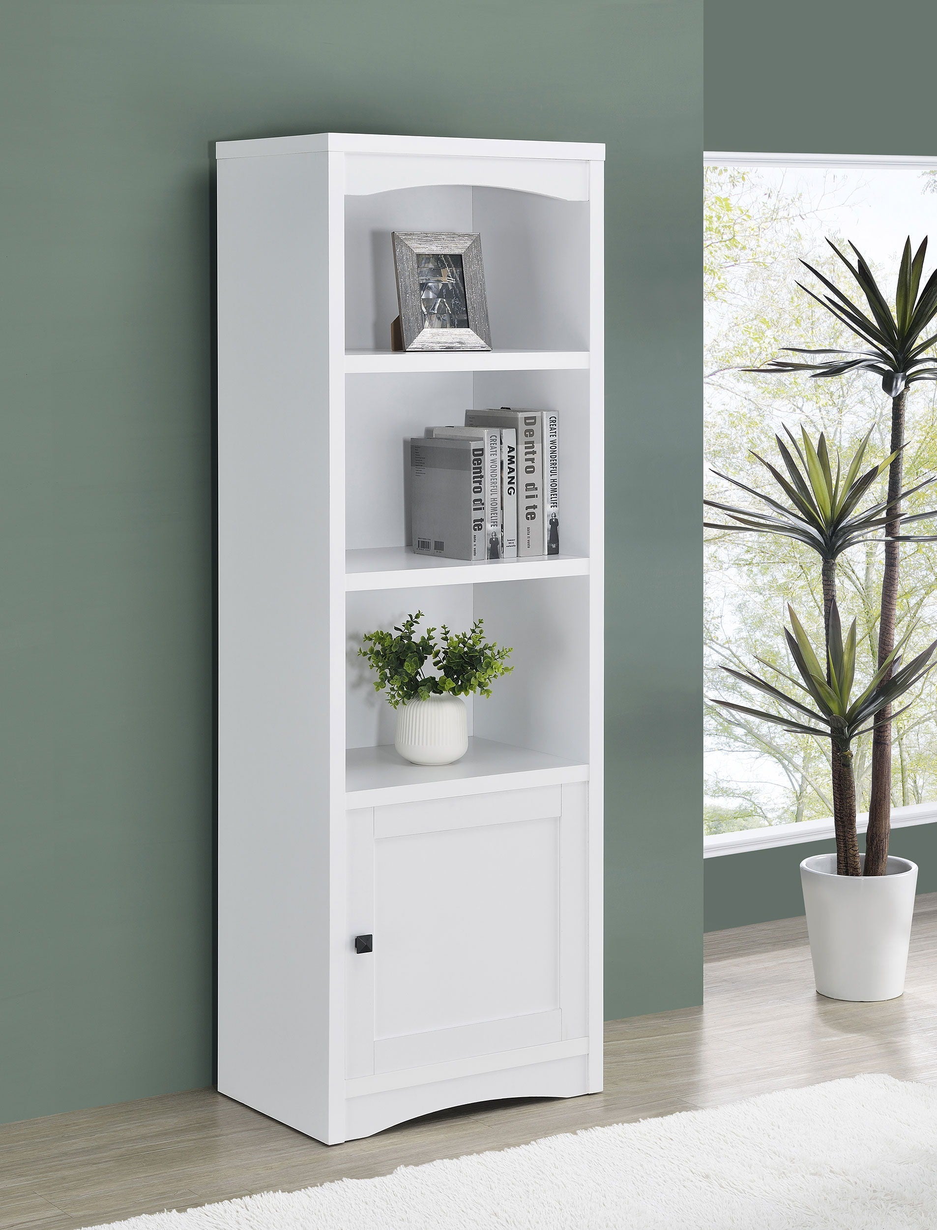 Coaster Fine Furniture Laughlin - 3 Shelf Engineered Wood Media Tower | Meri Furniture