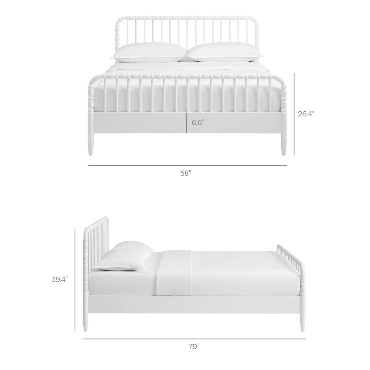 Arlette Full Size Wood Spindle Bed Frame by Modway
