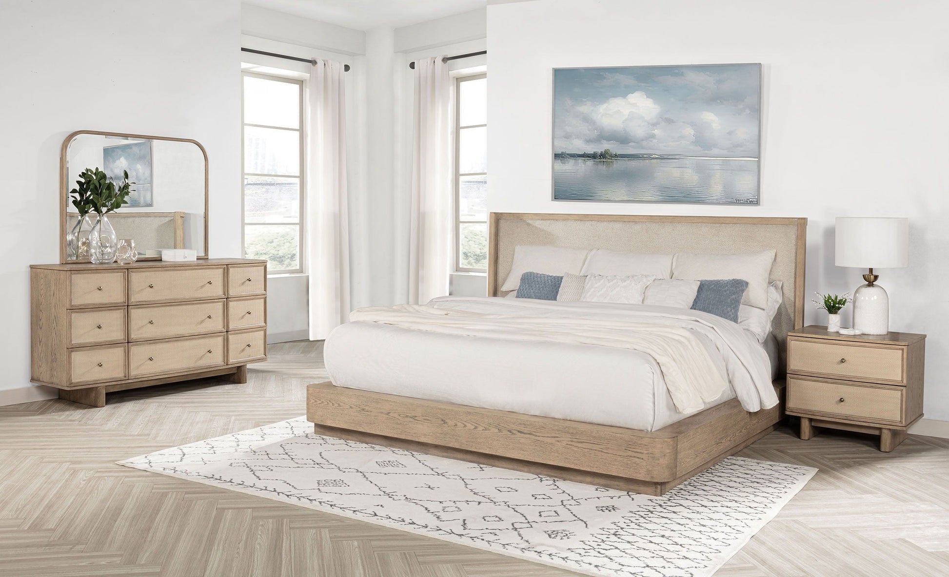 Coaster Fine Furniture Kailani - Platform Bedroom Set | Meri Furniture