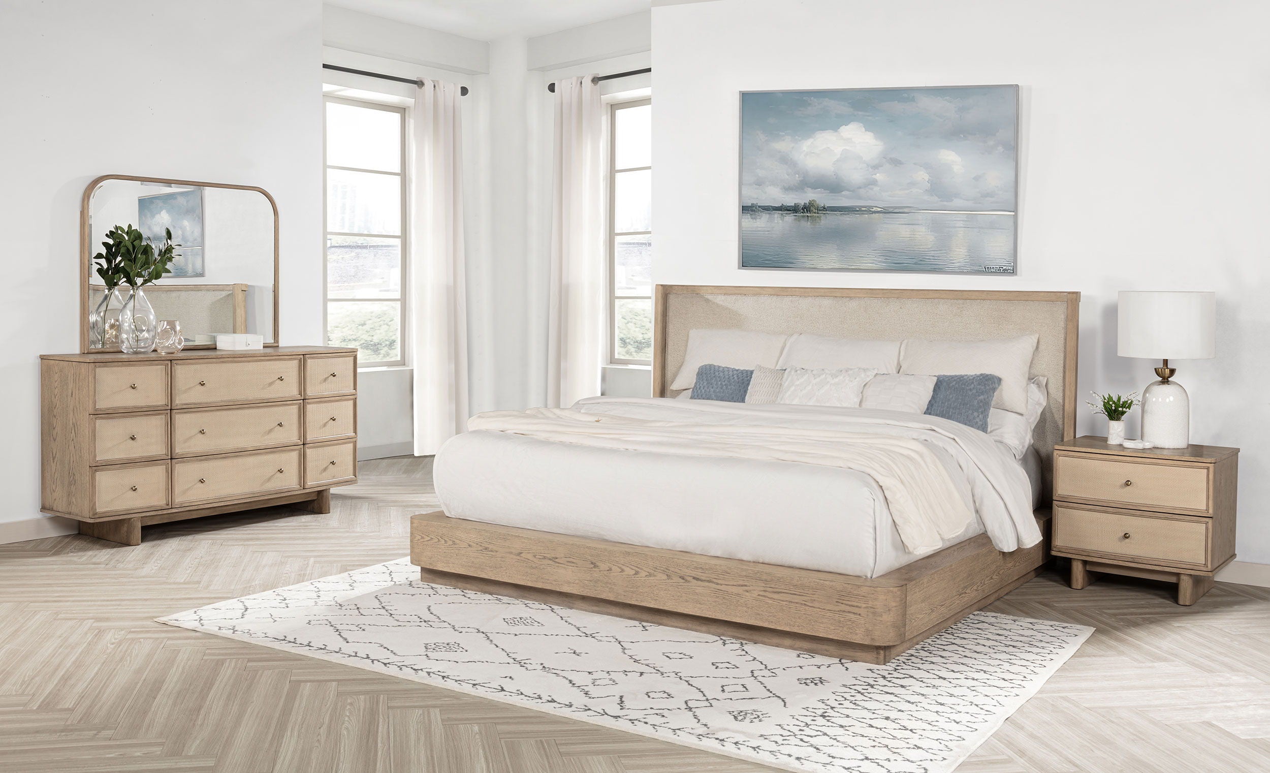 Coaster Fine Furniture Kailani - Platform Bedroom Set | Meri Furniture