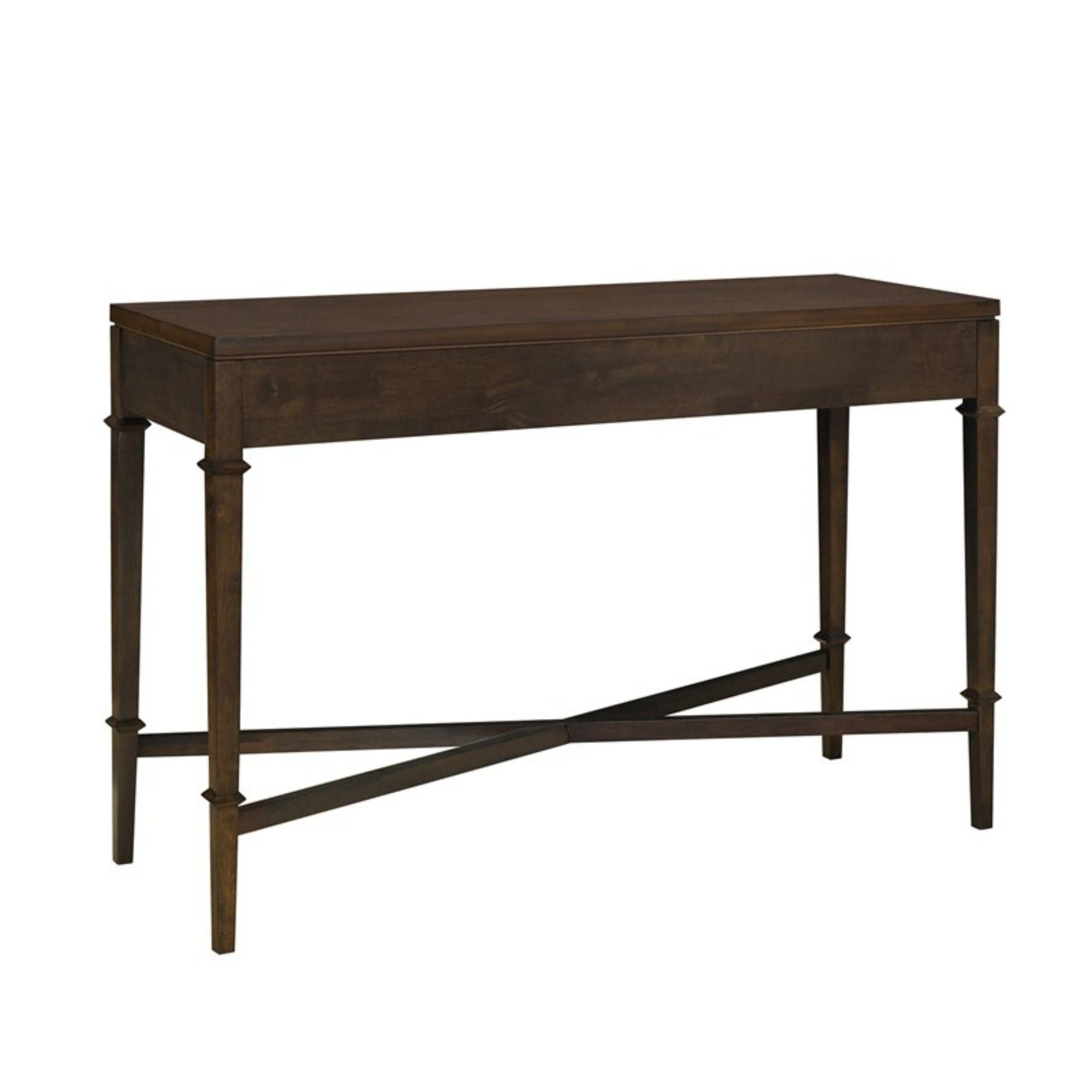 Fluted - 2 Drawer Storage Console Table - Brown