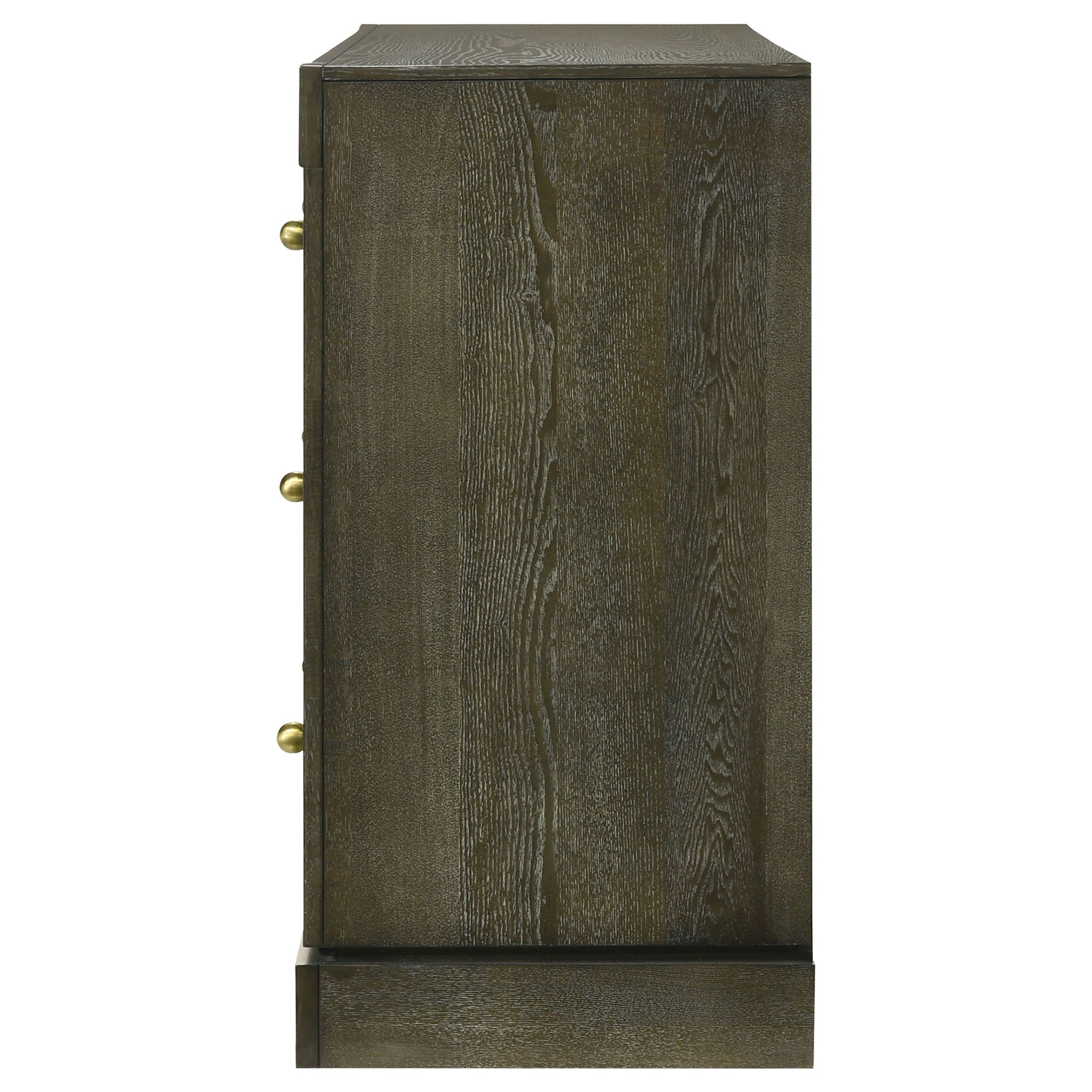 Sundance - 6 Drawer Dresser Cabinet - Dark Brown