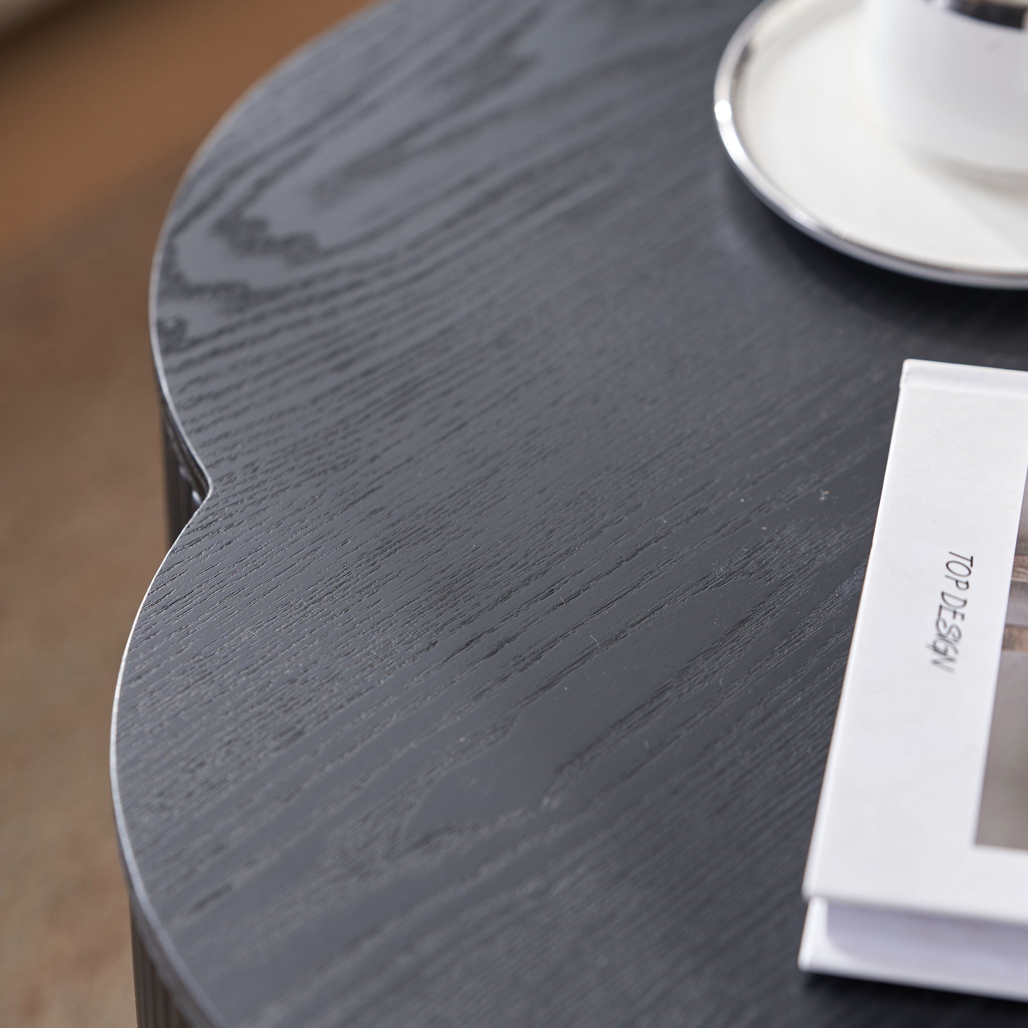 Modern Plum Blossom Shaped Coffee Table With Storage