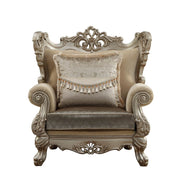 ACME Ranita - Chair - Fabric & Champagne | Meri Furniture