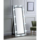 ACME Noralie - Accent Floor Mirror - Mirrored - 63" | Meri Furniture