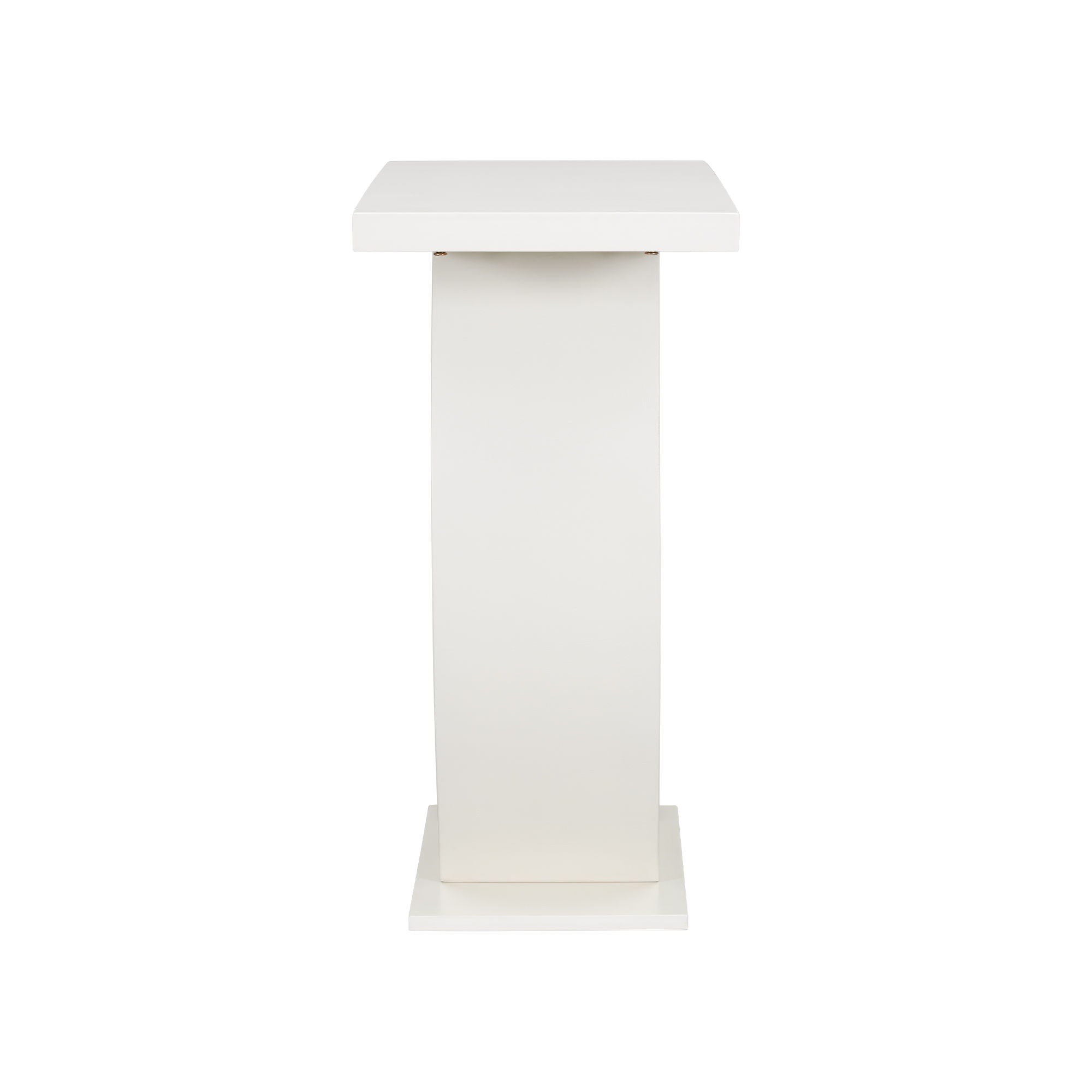 Console Table With Oval Base And Reinforced Bottom Plate