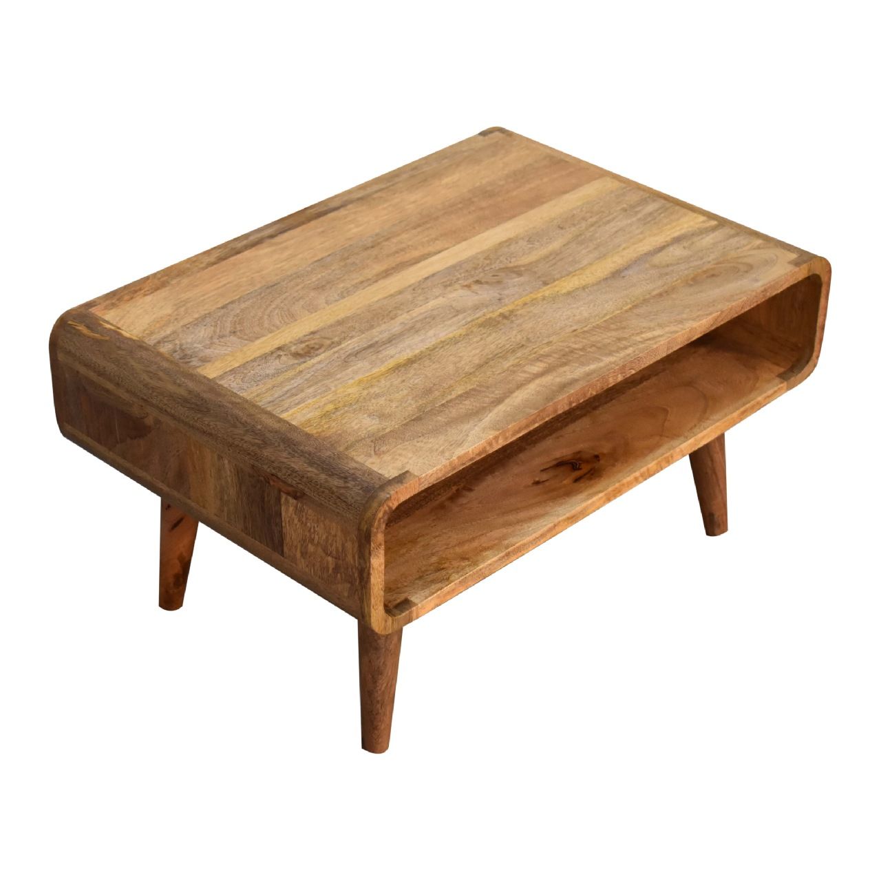 Solid Wood Open Media Unit