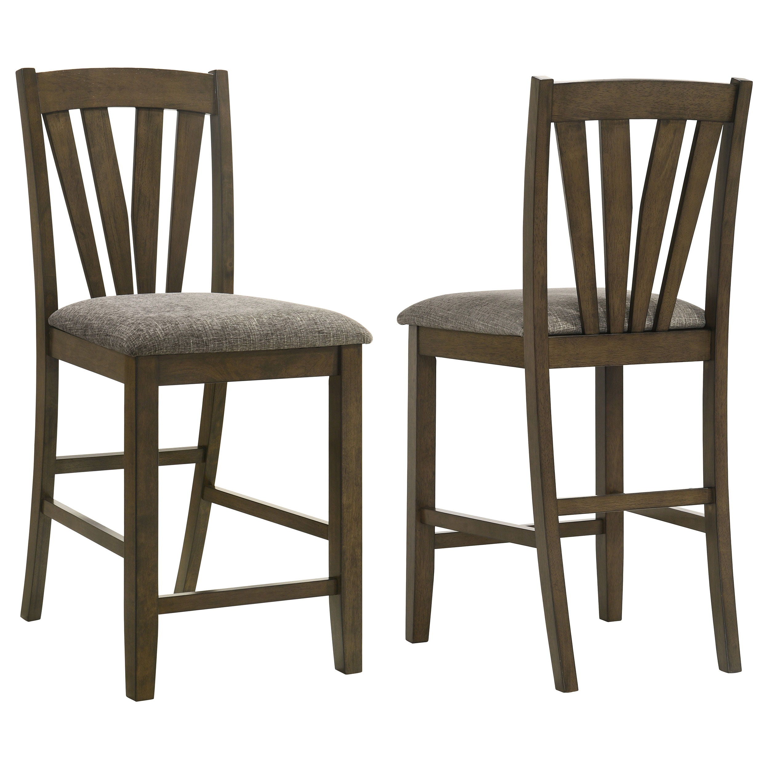 Coaster Fine Furniture Canfield - Counter Height Dining Side Chair (Set of 2) - Brown | Meri Furniture