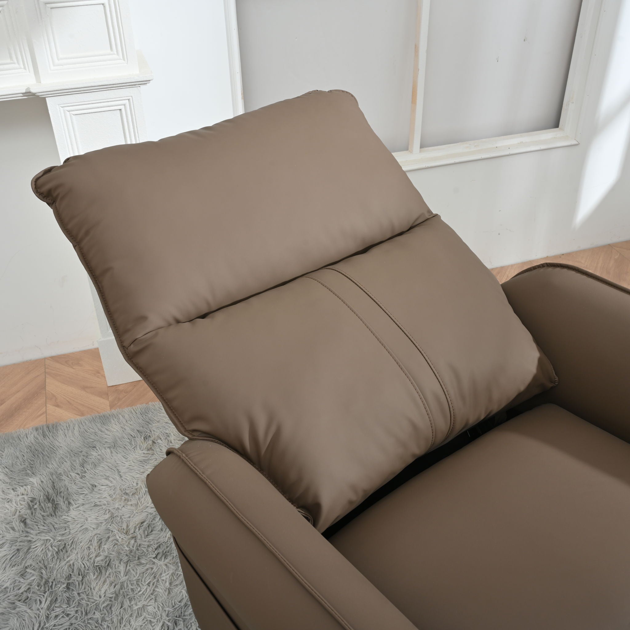 29.92" 270 Power Swivel Rocker Recliner Chair, Electric Glider Reclining Sofa With USB Ports, Power Swivel Glider, Rocking Chair Nursery Recliners For Living Room Bedroom