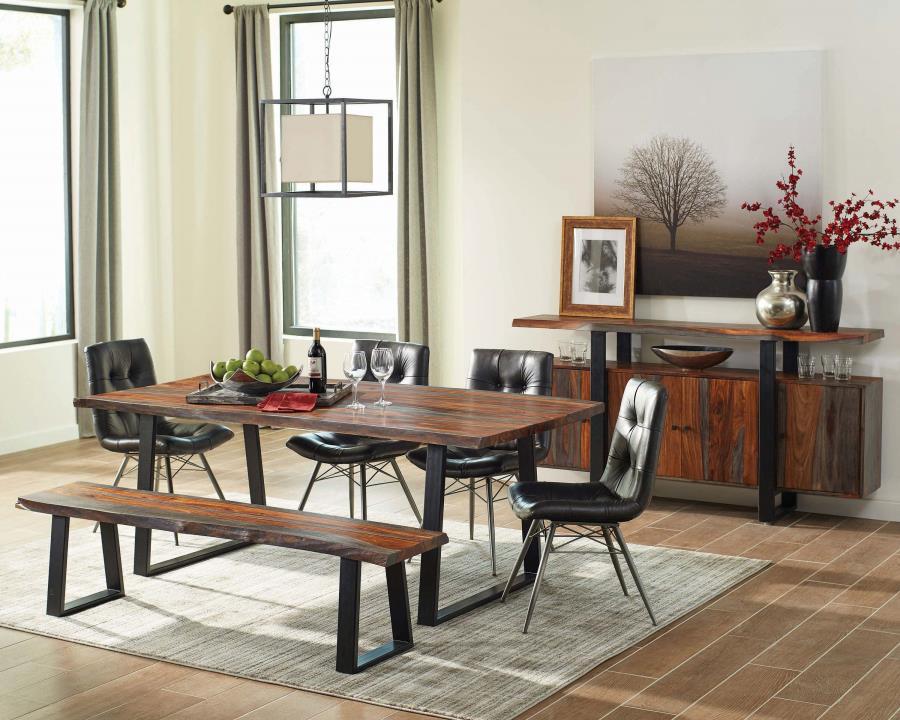 Coaster Fine Furniture Ditman - Live Edge Dining Table - Gray Sheesham | Meri Furniture
