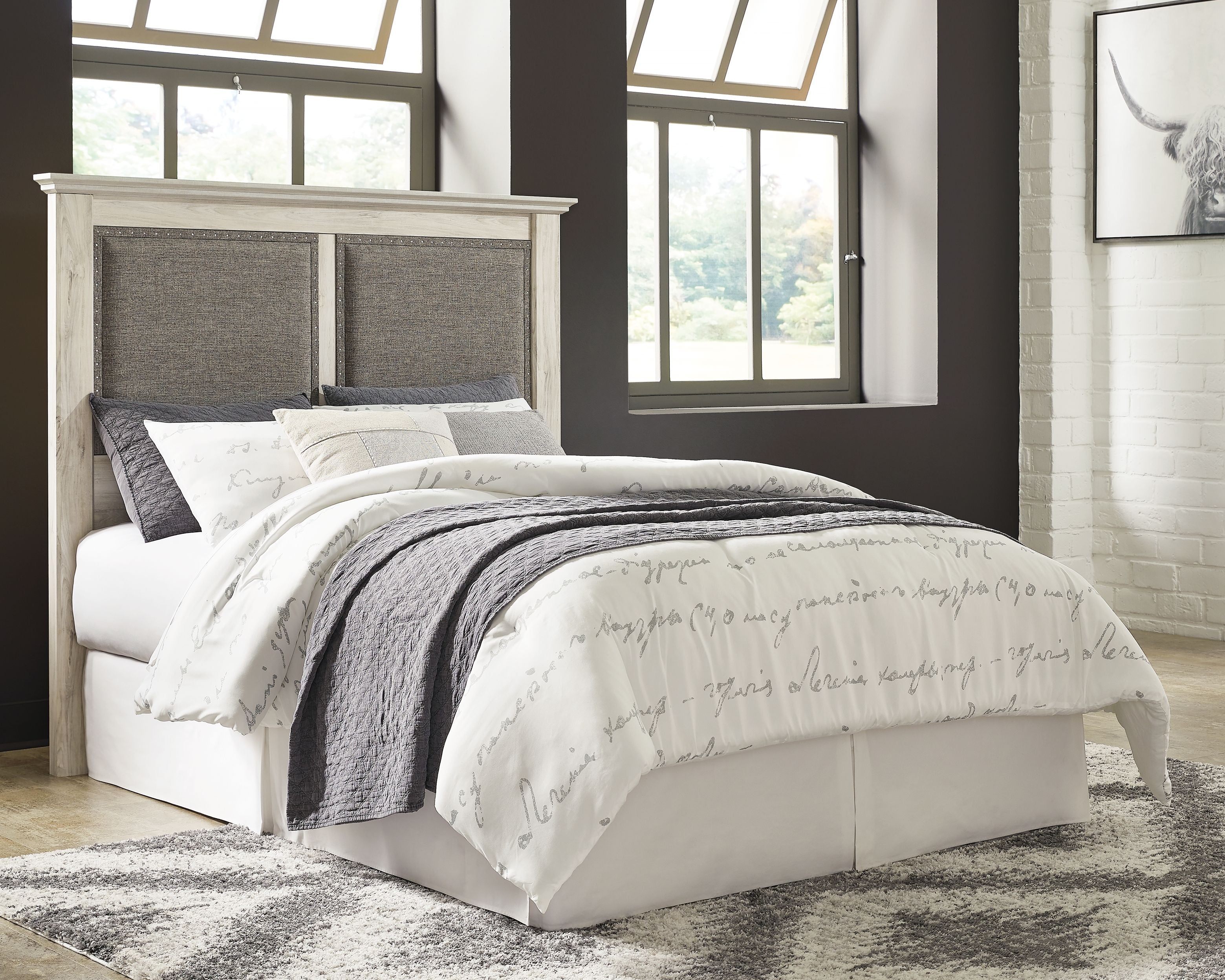 Ashley Furniture Cambeck - Upholstered Panel Headboard | Meri Furniture