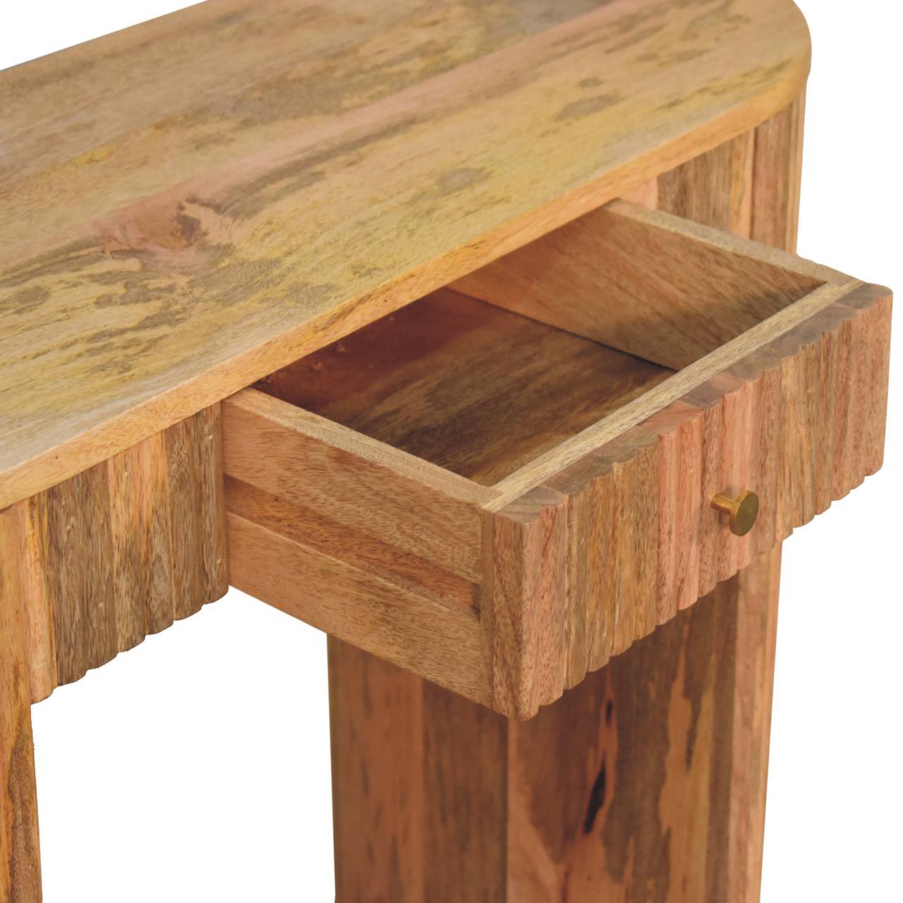 Soba - Straight Console Table - Oak