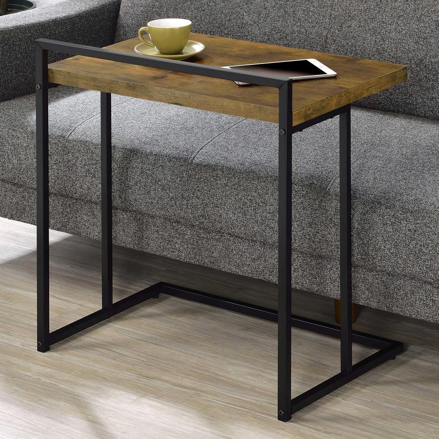 Coaster Fine Furniture Dani - Rectangular C-Shaped Sofa Side Table | Meri Furniture