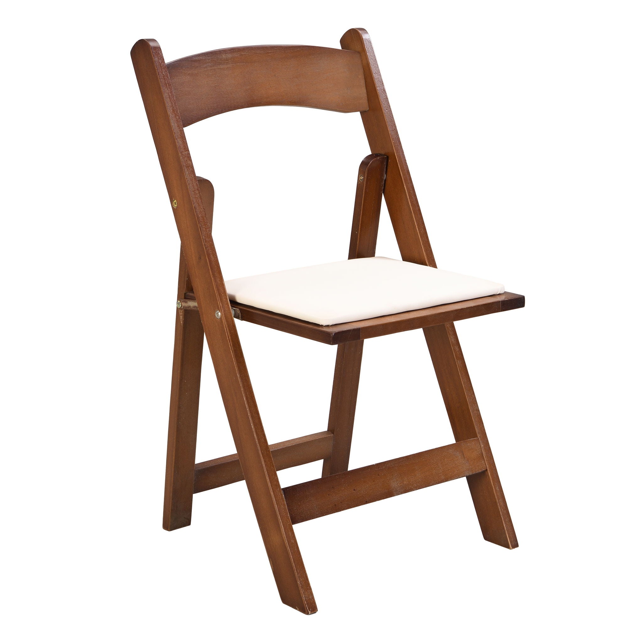 Solid Wood Upholstered Folding Chair Set, Dining Room (Set of 4)