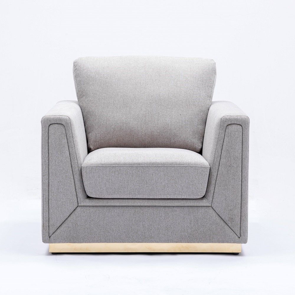 ACME Valin - Chair - Grey | Meri Furniture