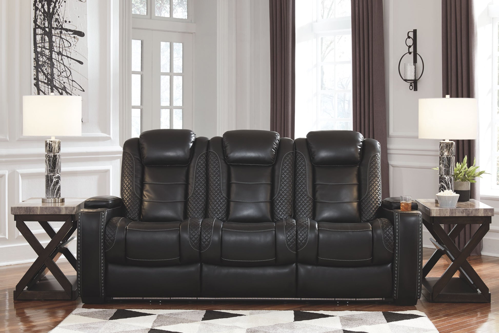 Signature Design by Ashley® Party Time - Power Reclining Sofa | Meri Furniture