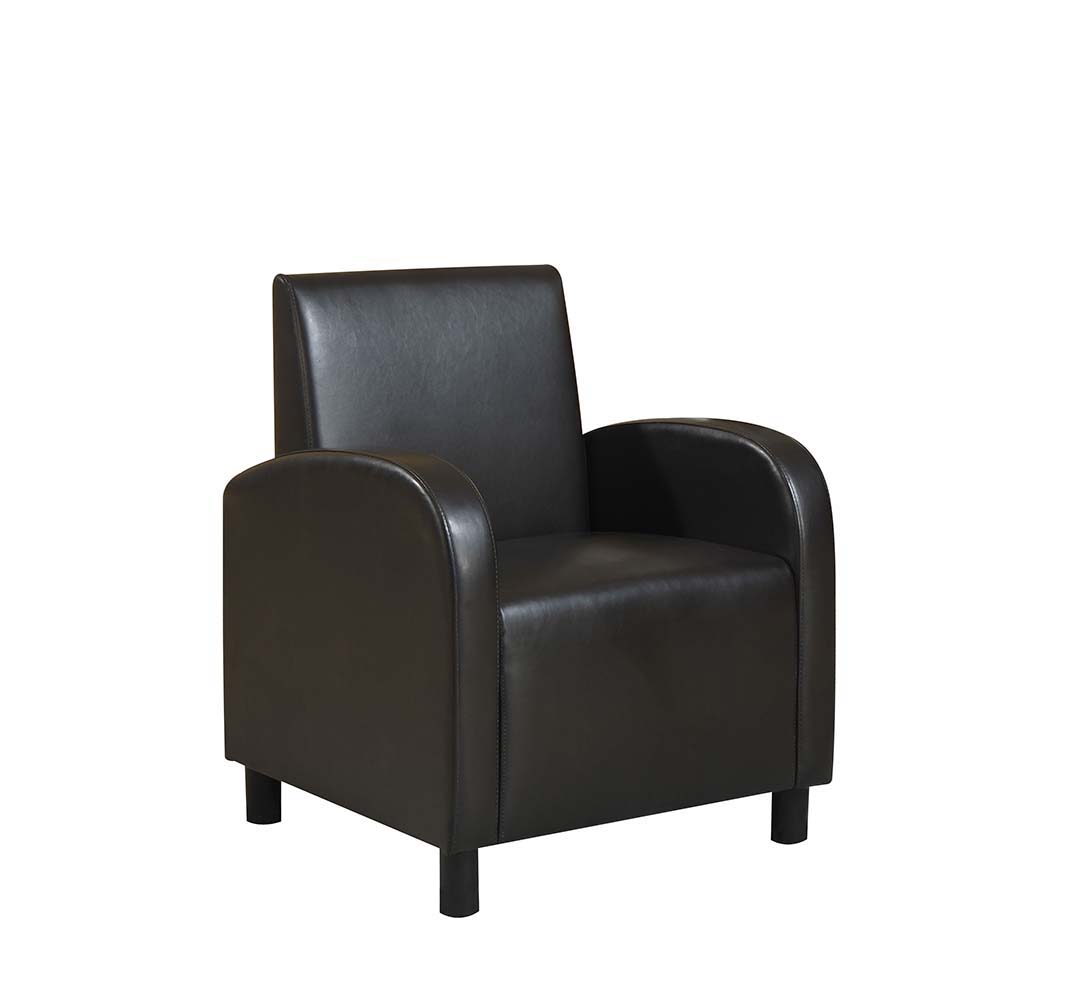 ACME Maxie - Accent Chair - Black PU | Meri Furniture