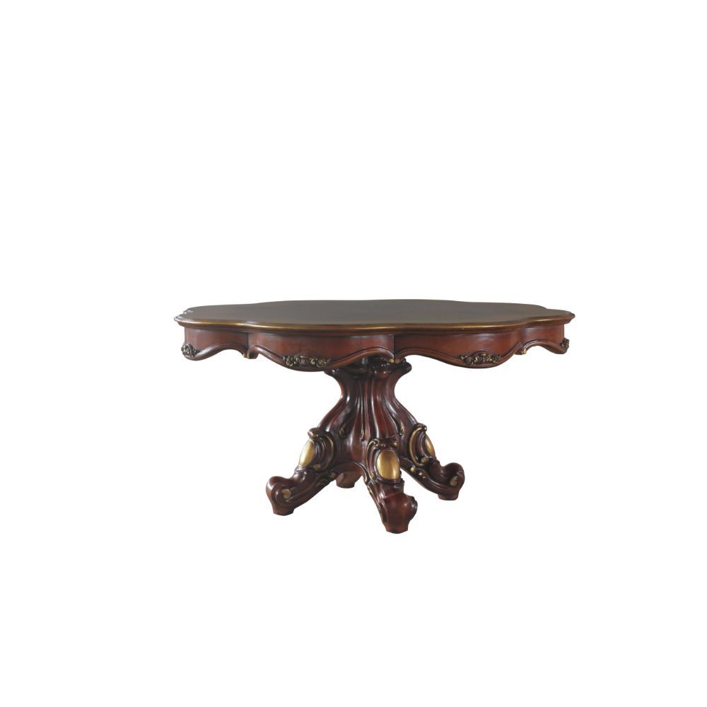ACME Picardy - Dining Table - Cherry Oak - 31" | Meri Furniture