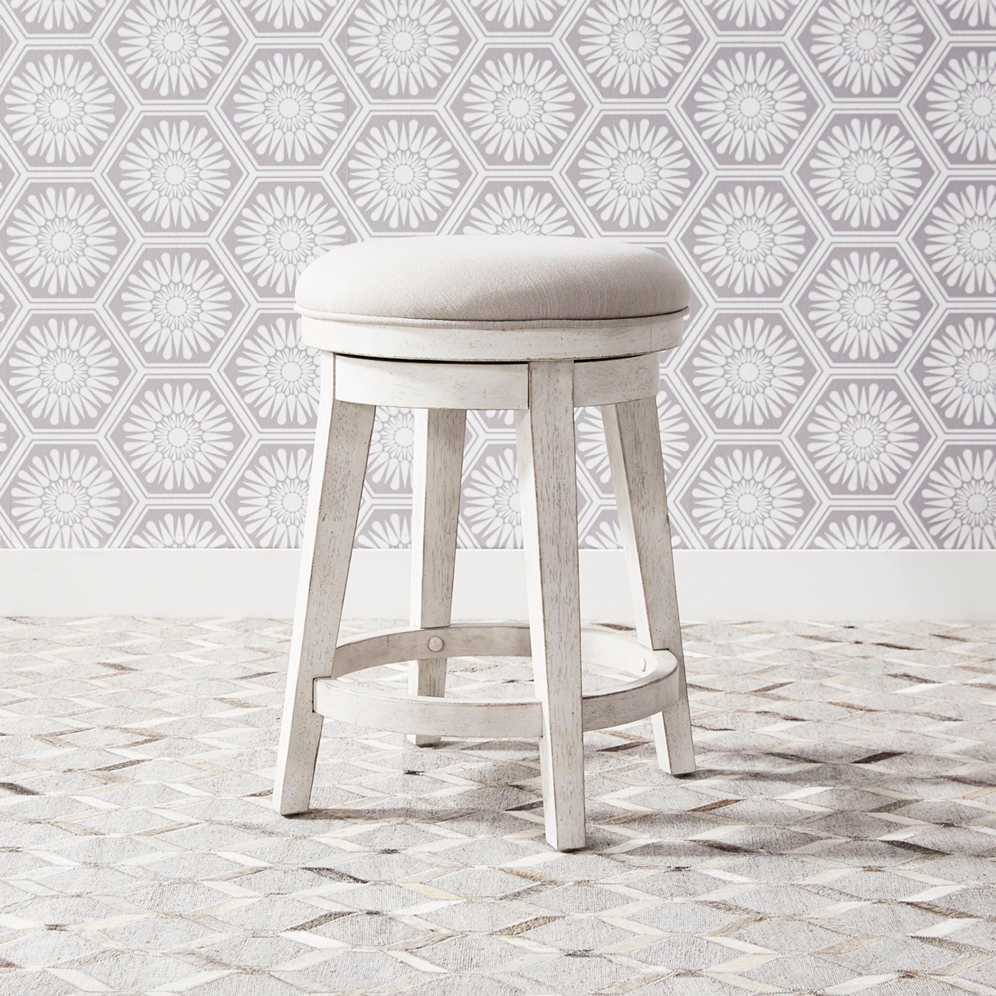 Liberty Furniture Modern Farmhouse - Console Swivel Stool | Meri Furniture
