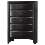 Briana - 5-Drawer Bedroom Chest - Black