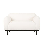 Sway - Upholstered Loveseat With Wood Legs And Round Arms