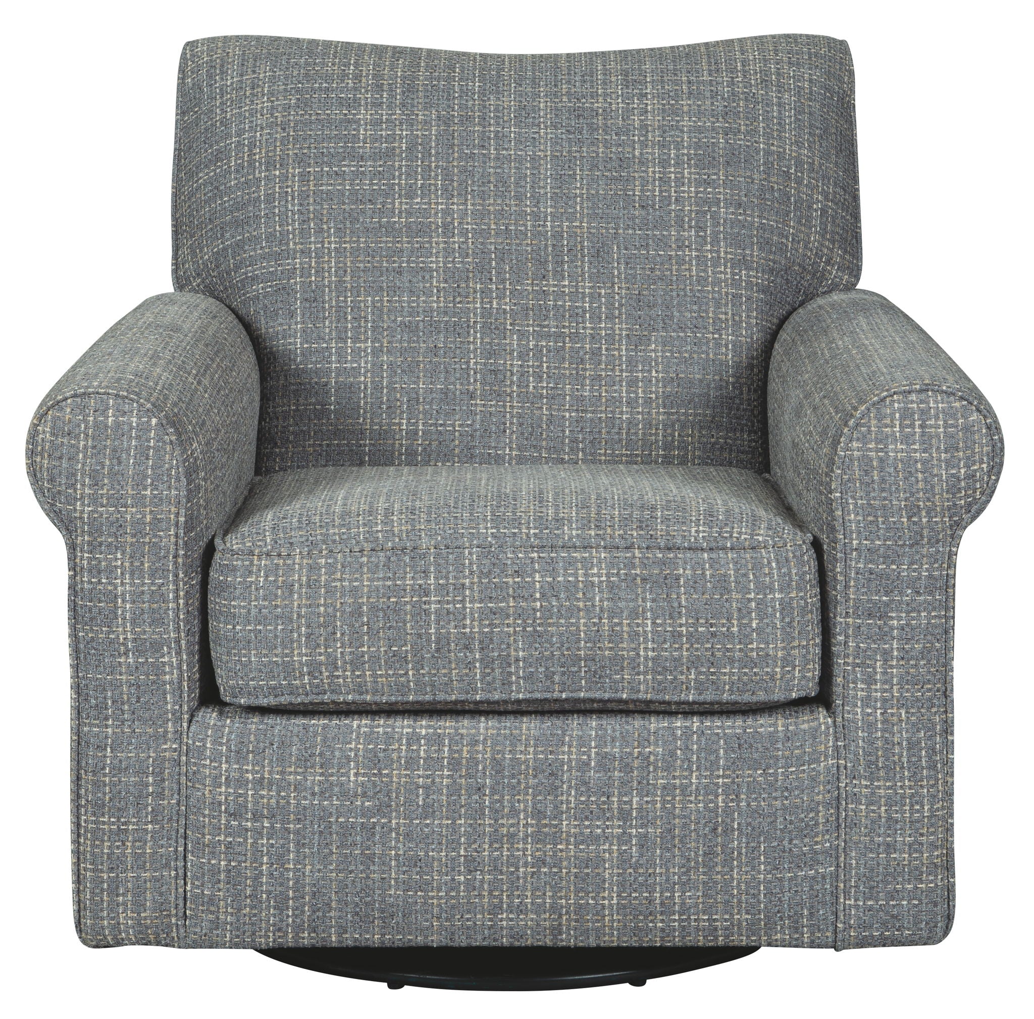 Renley - Swivel Glider Accent Chair - Ash