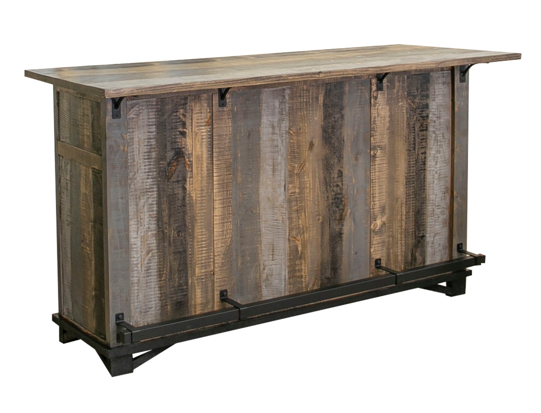 International Furniture Direct Loft Brown - Bar - Two Tone Gray / Brown | Meri Furniture