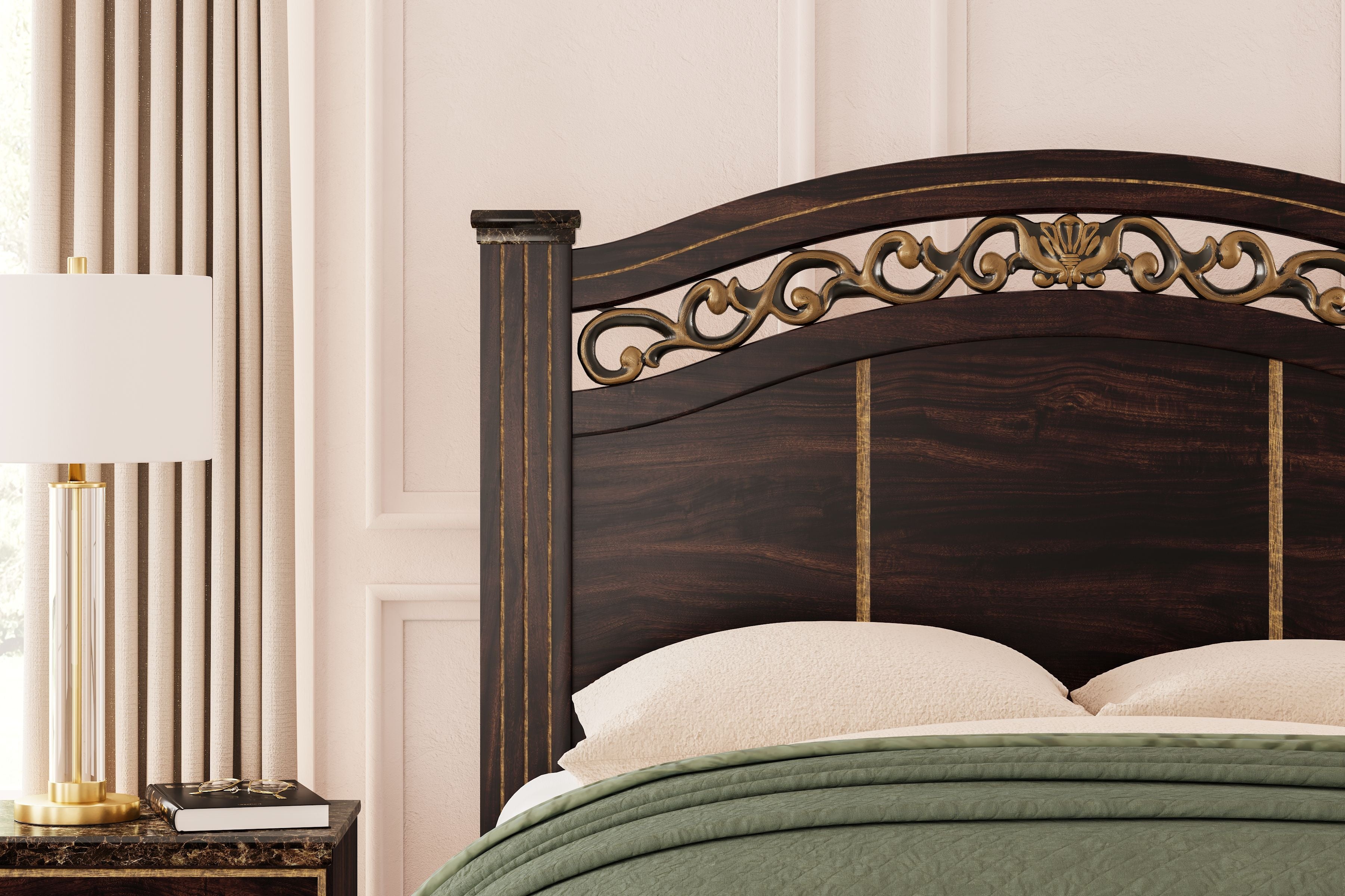 Signature Design by Ashley® Glosmount - Poster Headboard | Meri Furniture