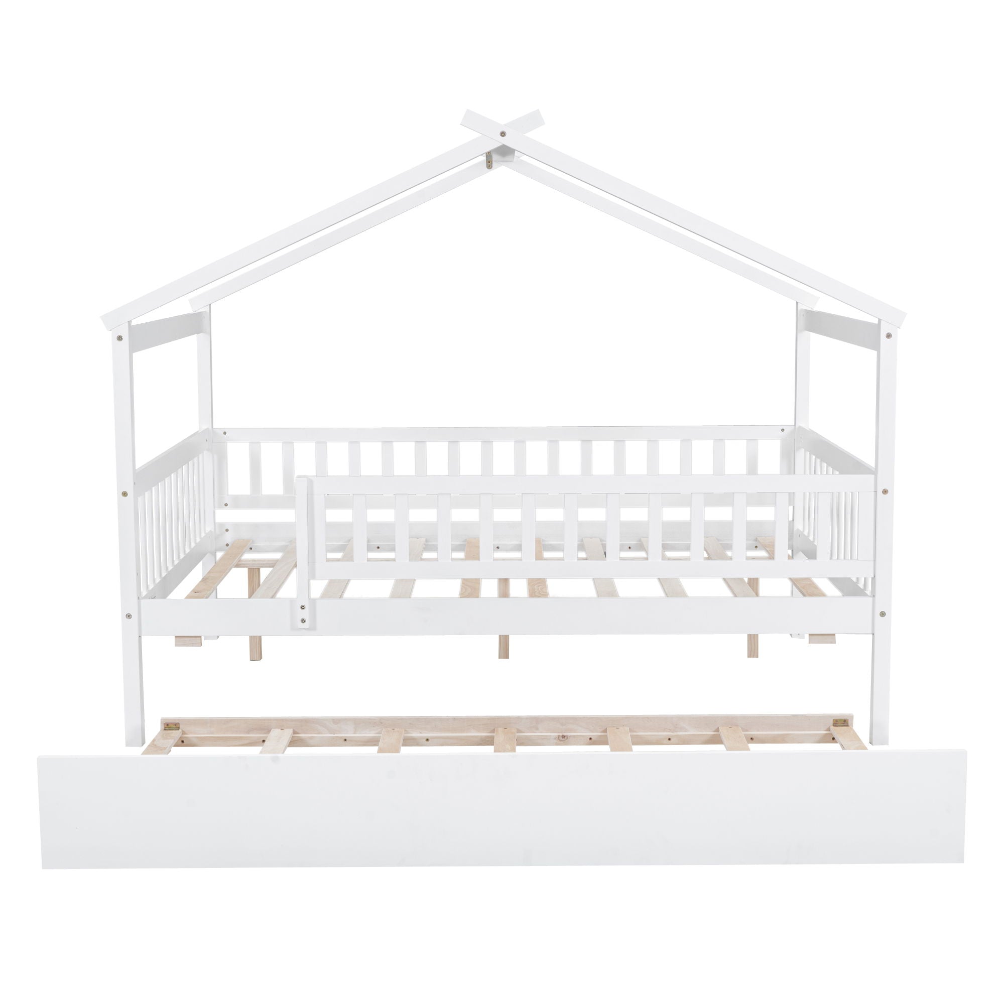 Creativity House Bed With Twin Size Trundle