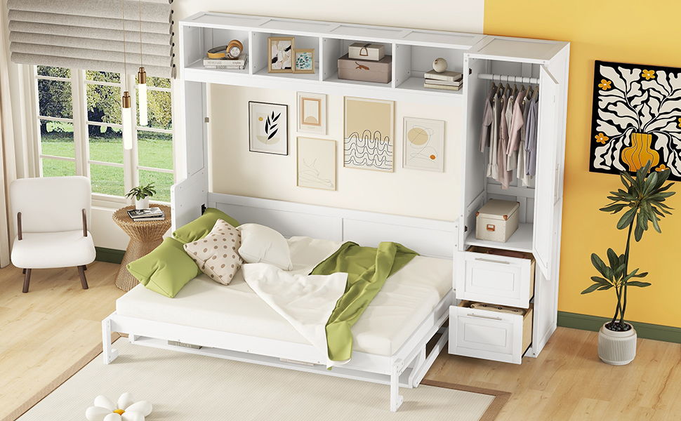 Murphy Wall Bed With Closet And Drawers