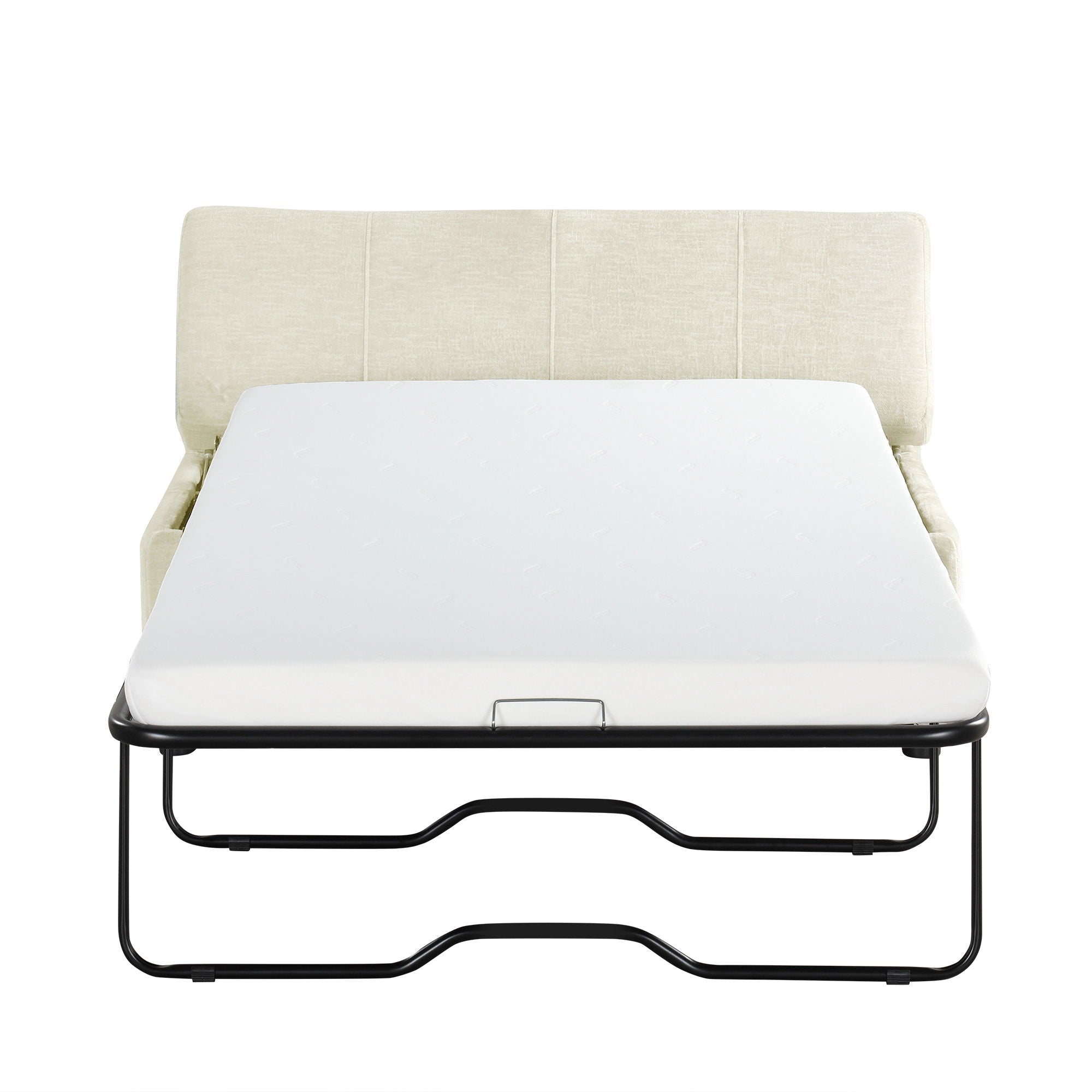 Twin Size Folding Ottoman Sleeper Bed With Mattress Convertible Guest Bed
