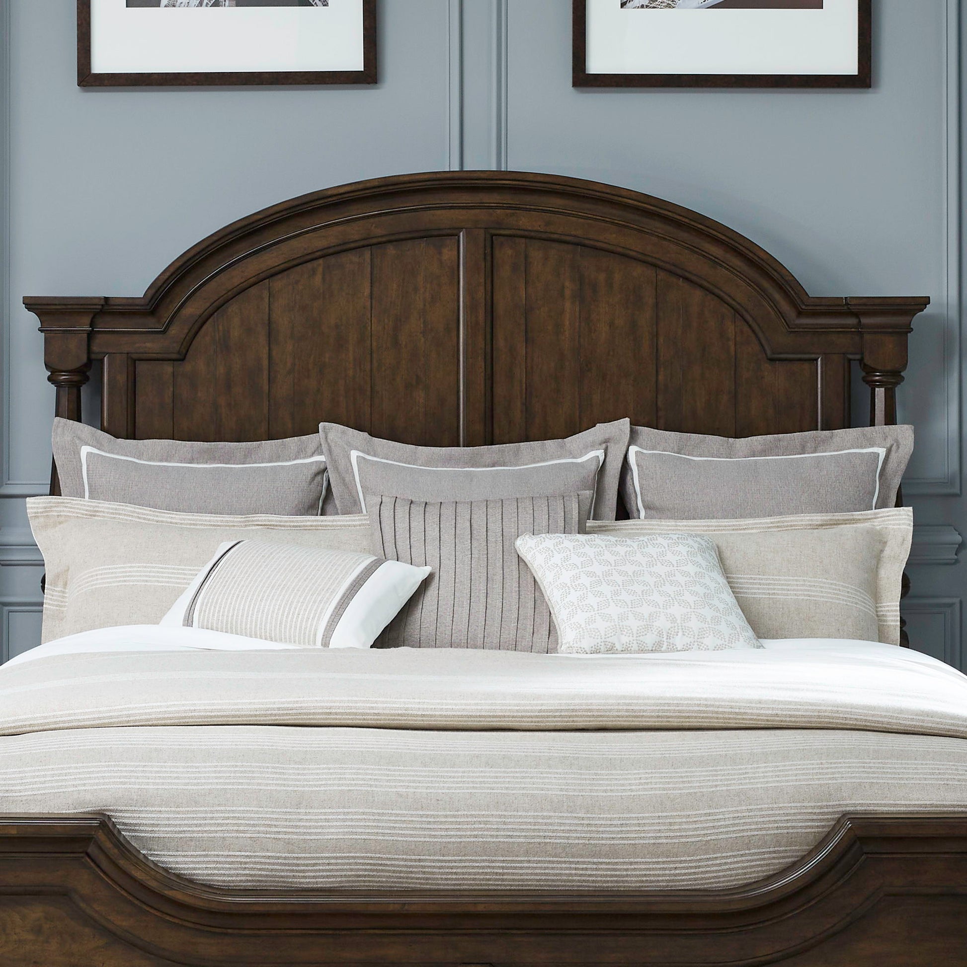 Liberty Furniture Arden Road - Arched Poster Headboard | Meri Furniture