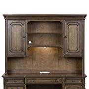 Liberty Furniture Amelia - Jr Executive Credenza Hutch - Dark Brown | Meri Furniture