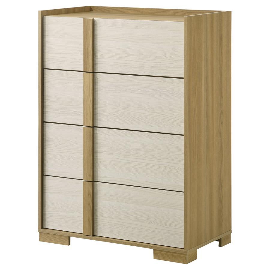 Coaster Fine Furniture Hyland - 4-Drawer Chest of Drawers - Natural | Meri Furniture