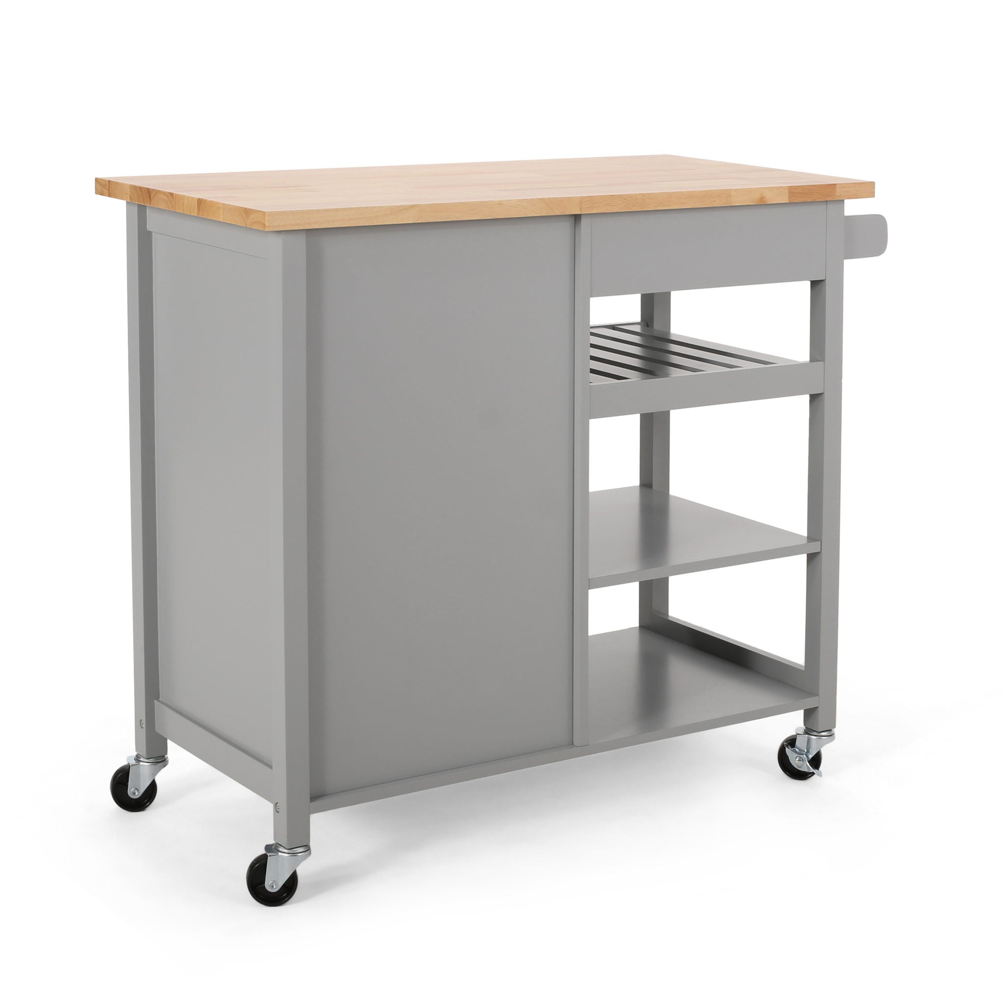 Contemporary Design Kitchen Cart With Wheels