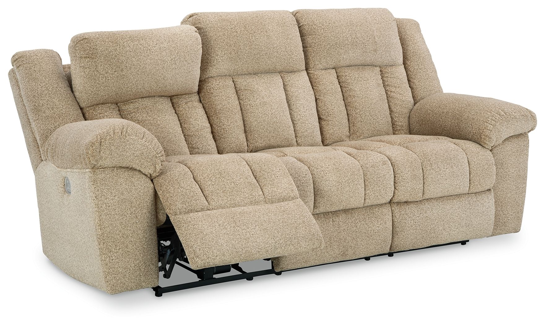 Signature Design by Ashley® Tip-off - Power Reclining Sofa With Adj Headrest | Meri Furniture
